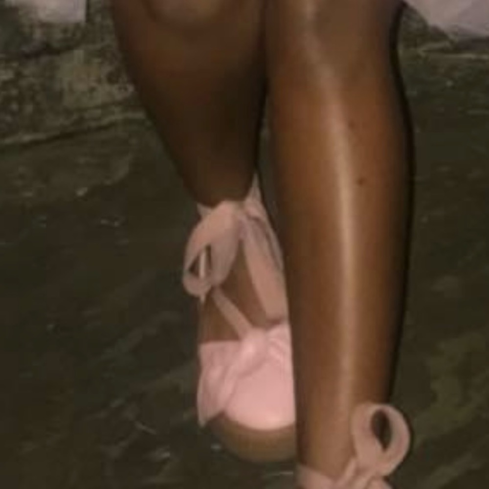 pink PUMA x FENTY Bow Creepers. A little ran through lol